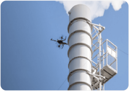 Precisely Thickness measurement with Drones.