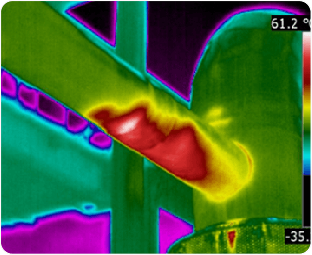 FRP thermography inspection